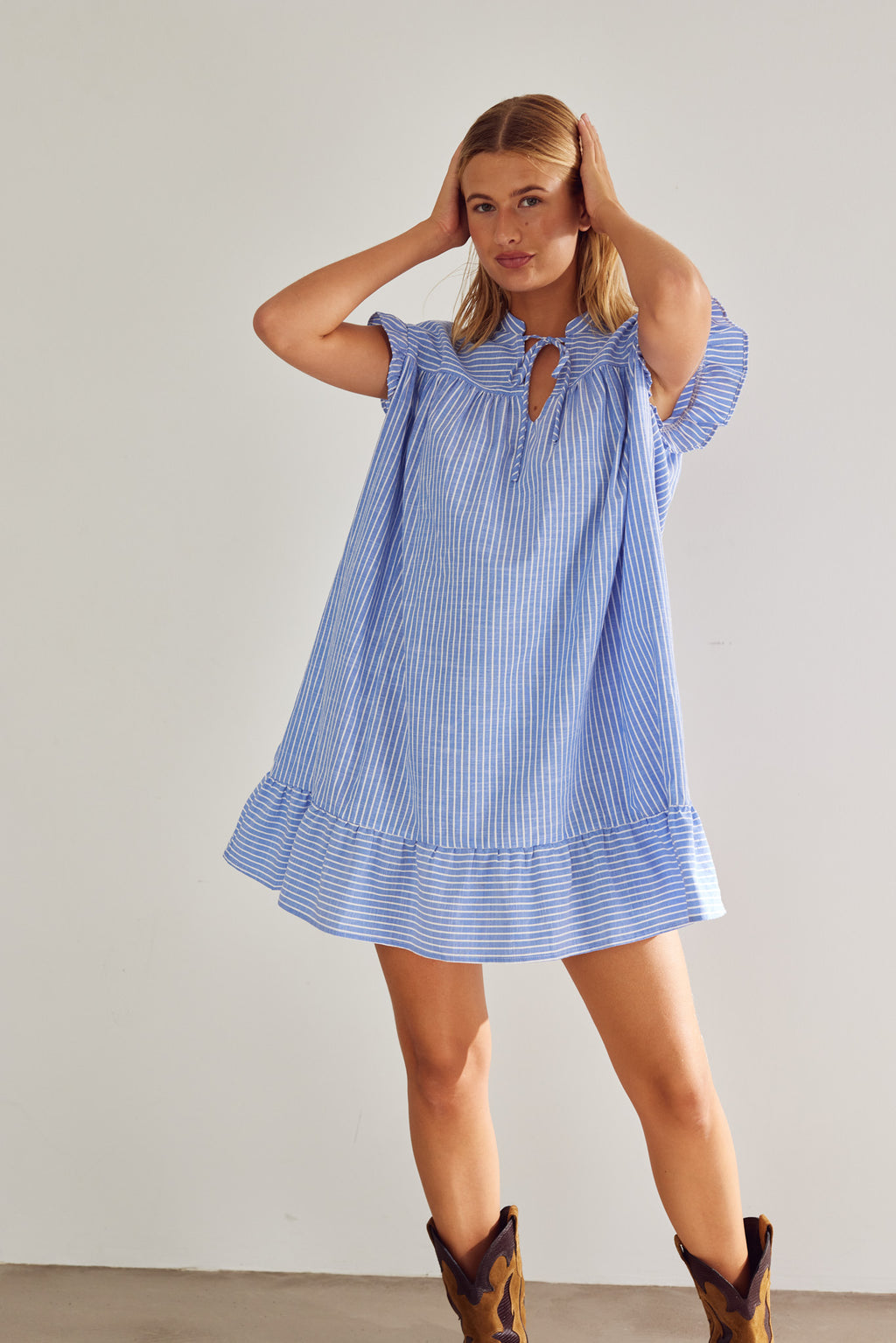 Noella Myra Shirt - Donnie Blush Stripe