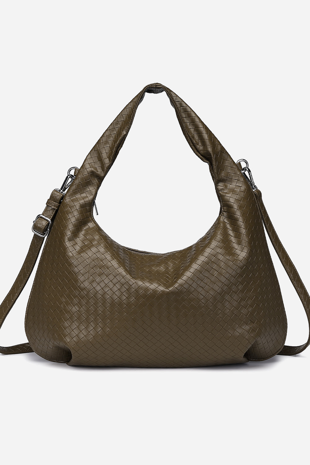 Peony Hobo Bag Dark Red