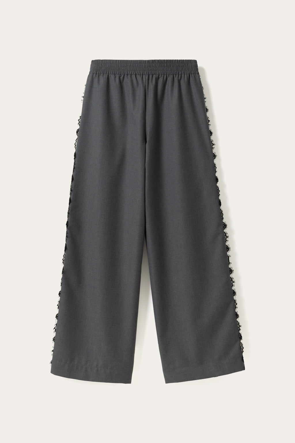 N-Mai MW Pants Charcoal Mel.