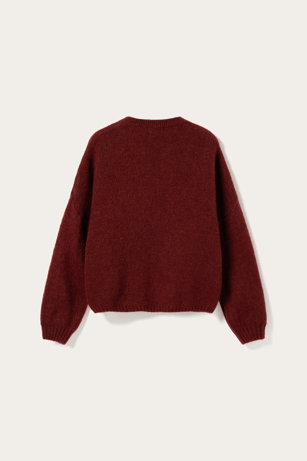 Mimi LS Knit Dusty Mahogany