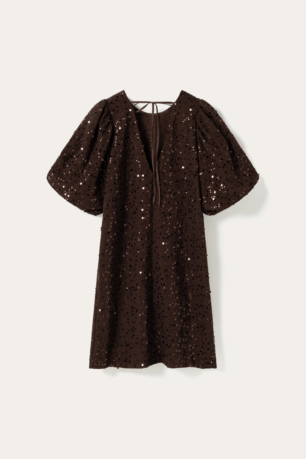 Pastis Short Dress Chocolate