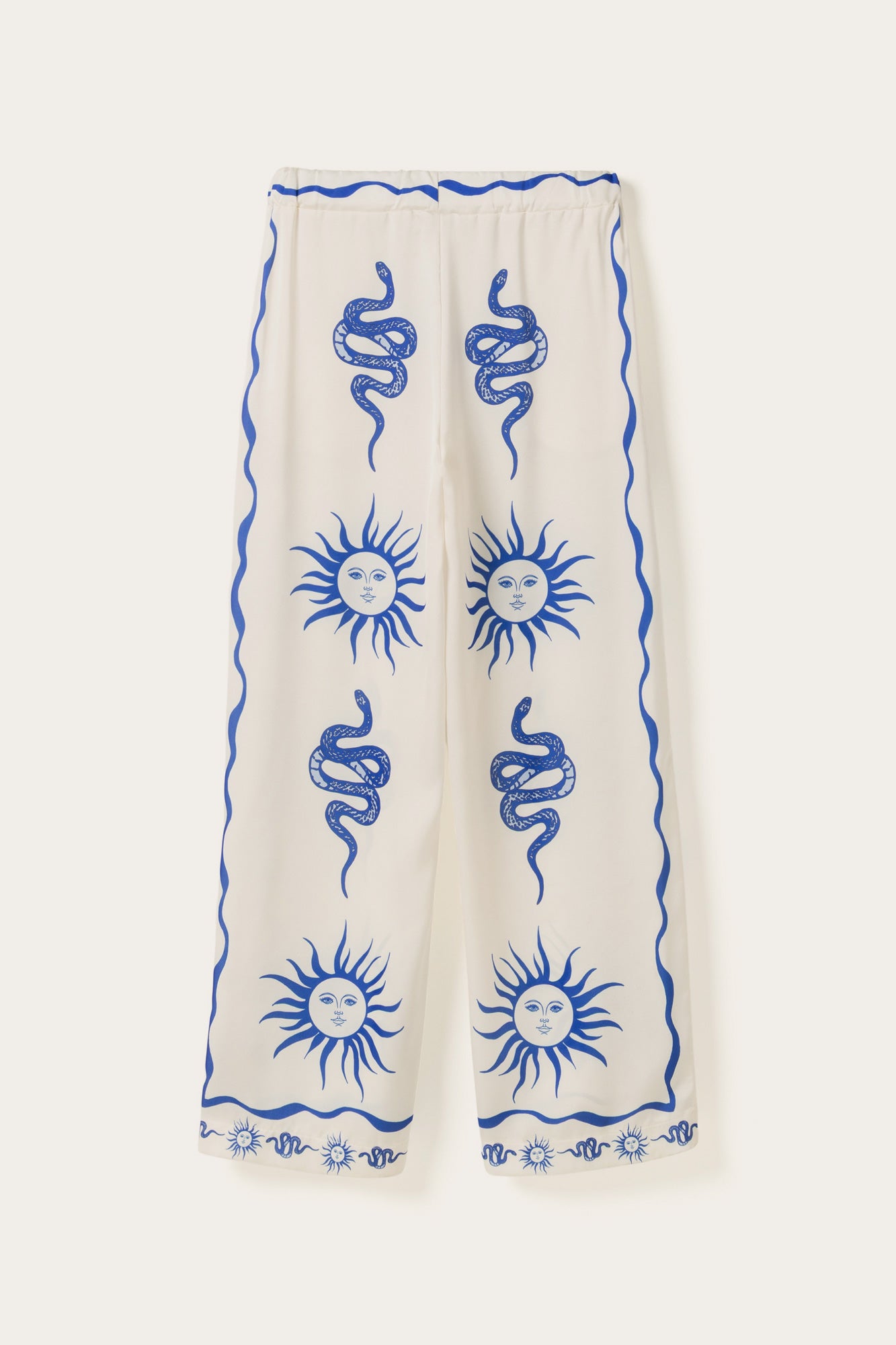 Kimona Pants Chana Blue Print