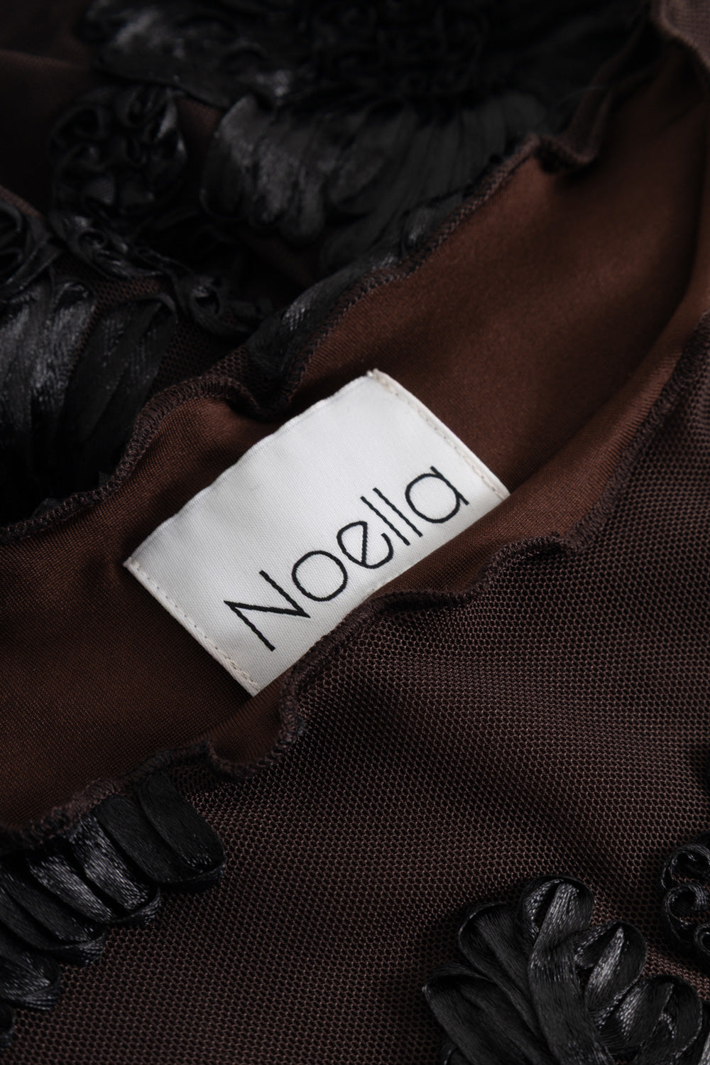 Lavinia Dress Chocolate Black