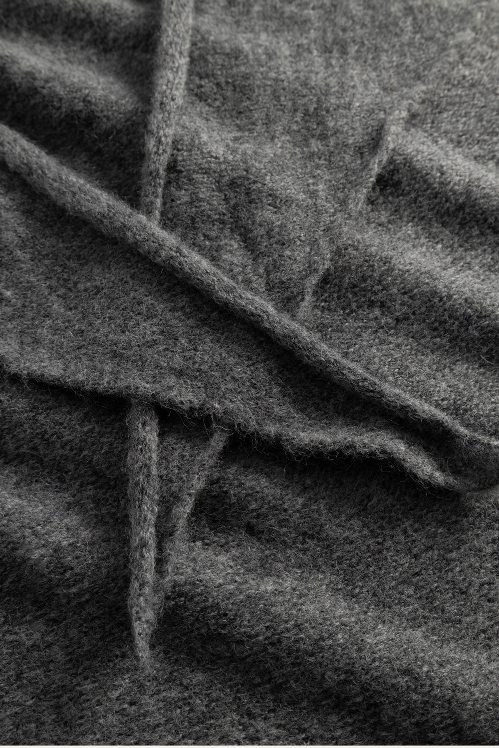 N-Loena Knit Scarf Dark Grey Melange