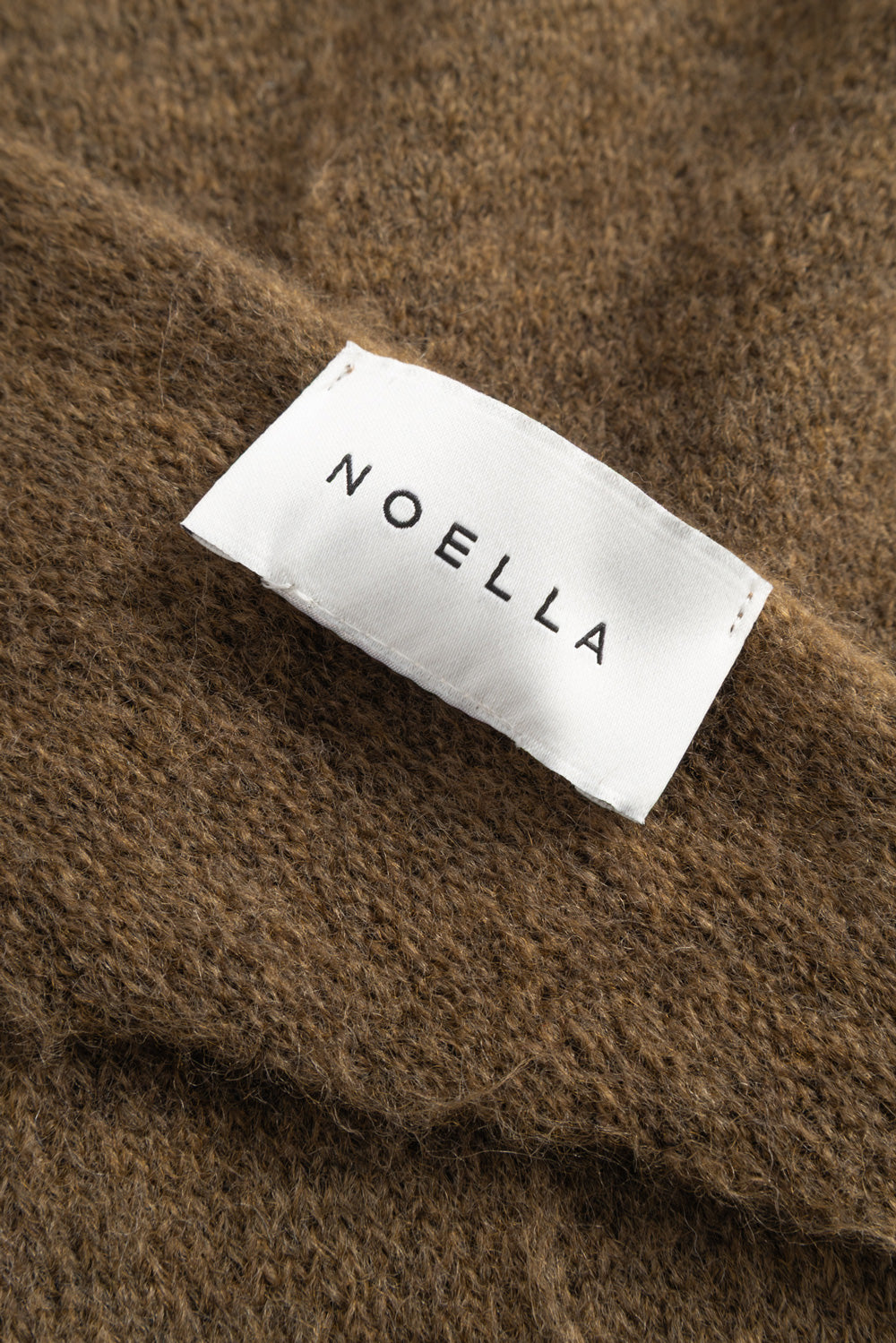 N-Loena Knit Scarf Military Green Melange