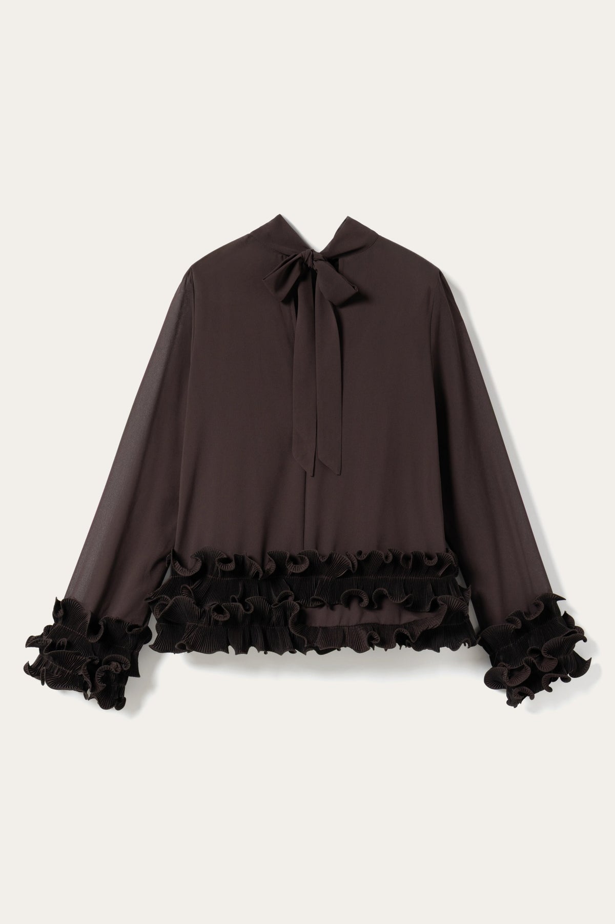 N-Latanietta Blouse Chocolate