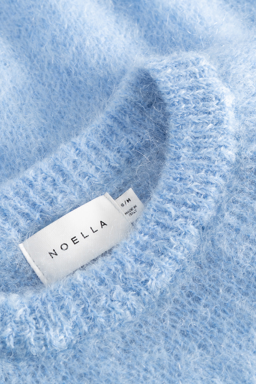 N-Latora Mohair Knit Baby Blue