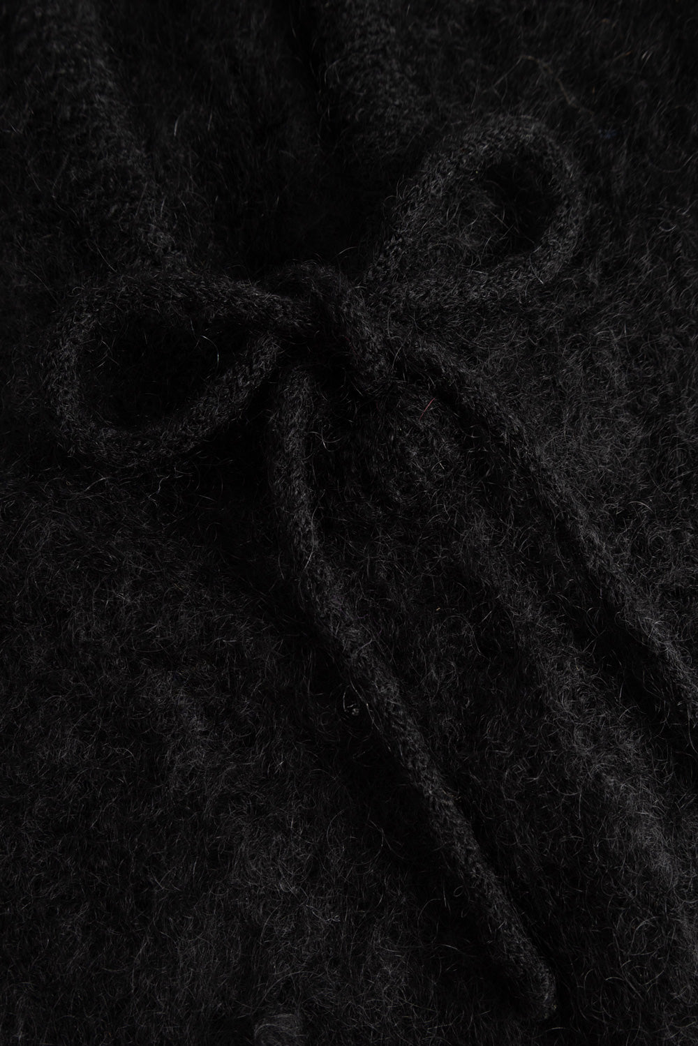 N-Merle Knit Balaclava Black