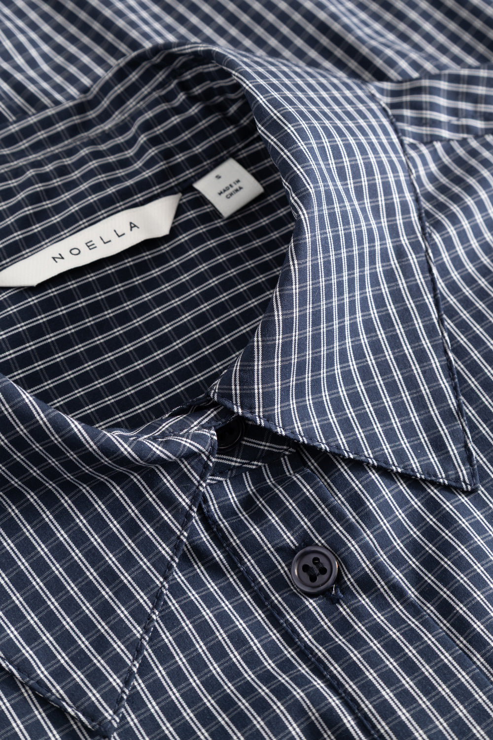 N-Marlon C Shirt Davy Navy Check