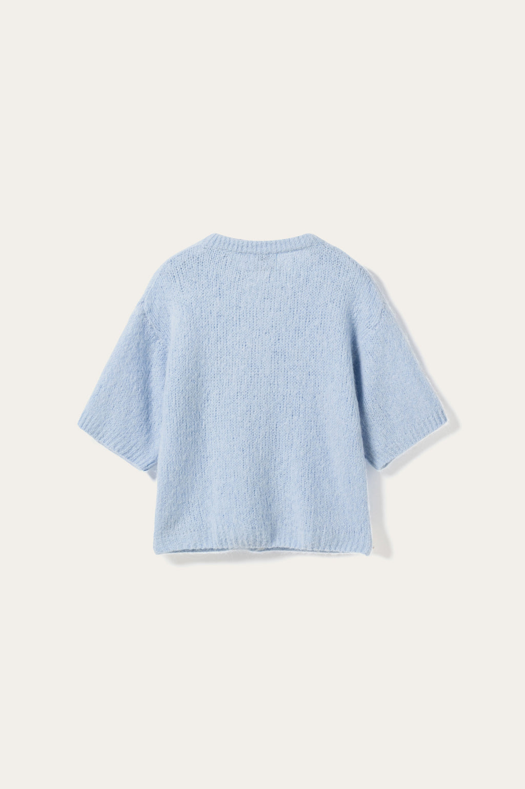N-Kae SS Knit Cardigan Light Blue