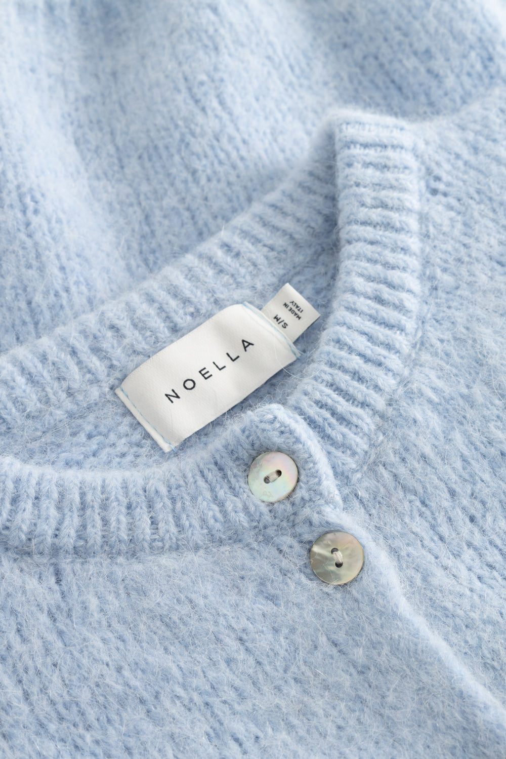 N-Kae SS Knit Cardigan Light Blue
