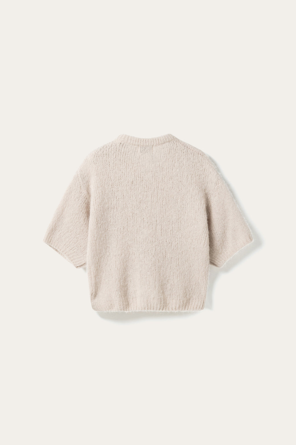N-Kae SS Knit Cardigan Oyster