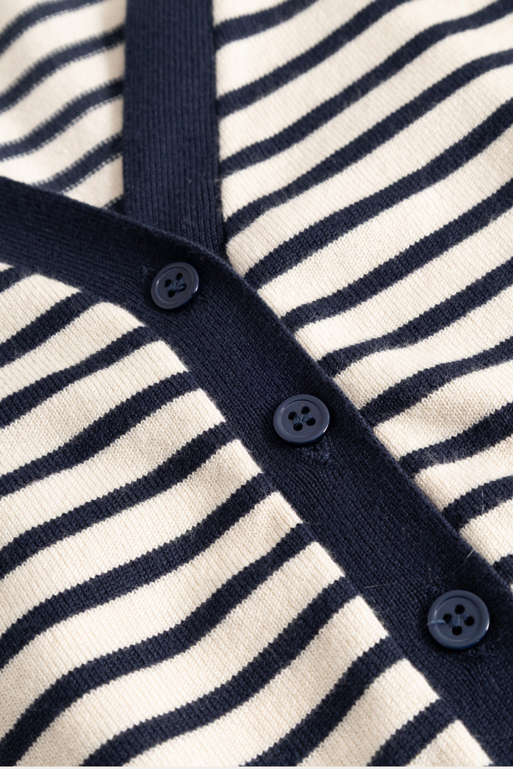 N-Marg Knit Cardigan Dannia Blue Stripe