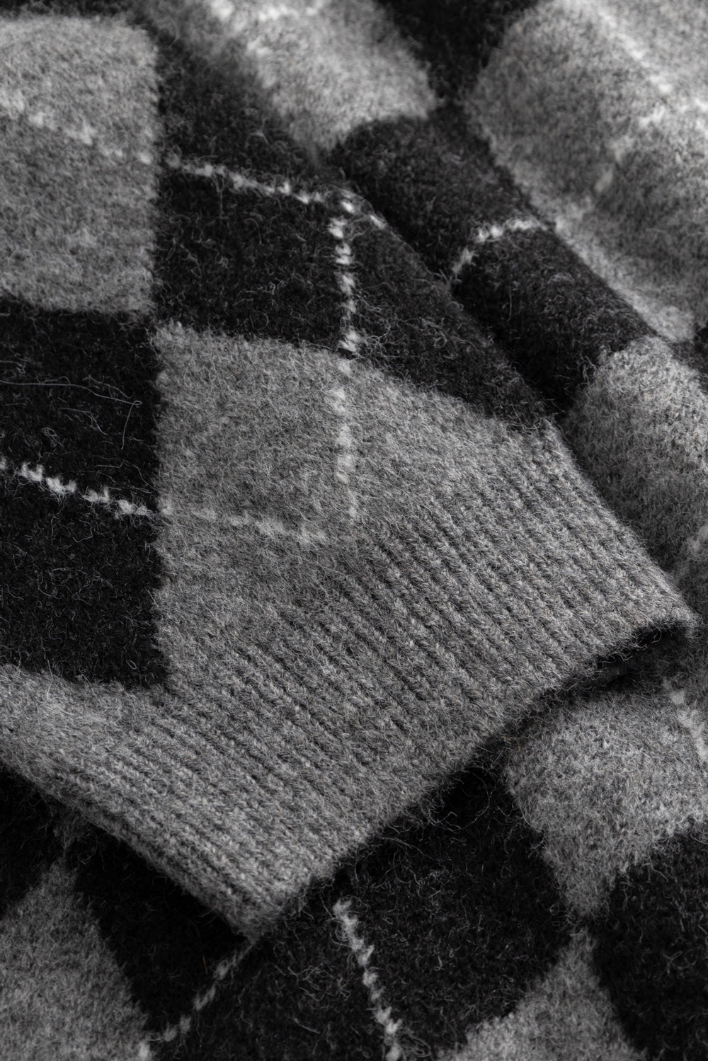 N-Lai Knit Black Grey Mix
