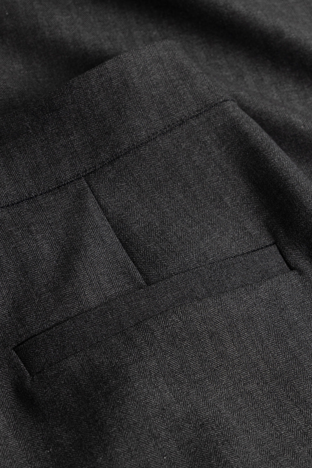 N-Kazia MW Pants Grey Herringbone