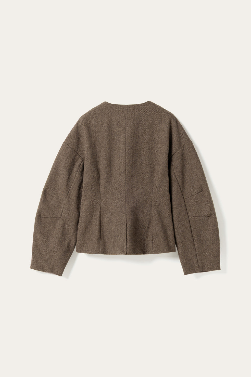 N-Mallie Blazer Brown Herringbone
