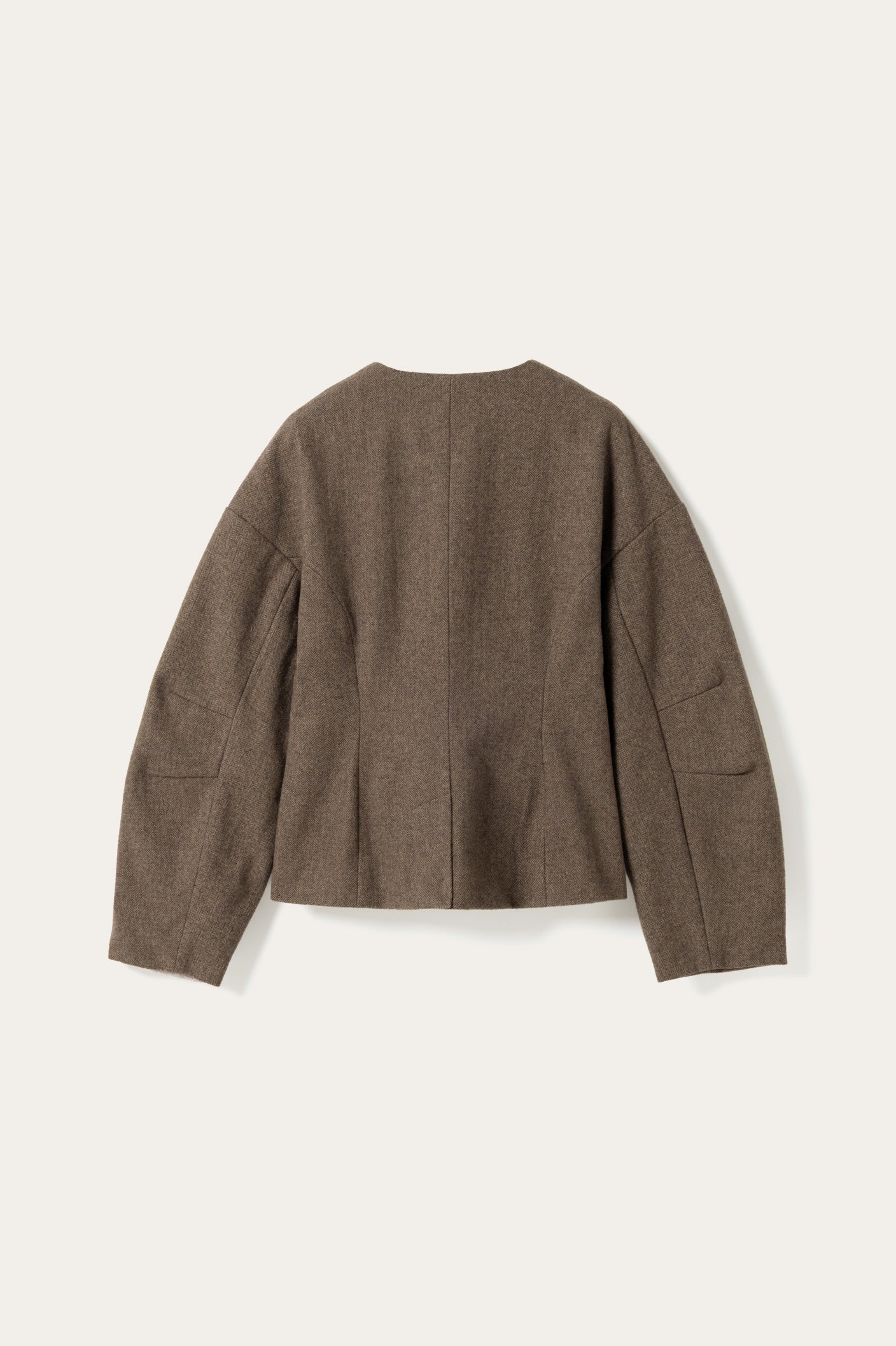 N-Mallie Blazer Brown Herringbone