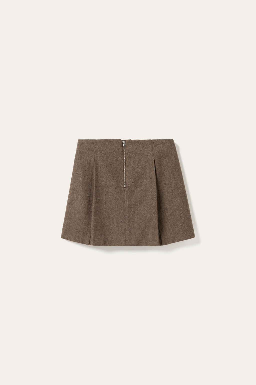 N-Maybelle Skirt Brown Herringbone