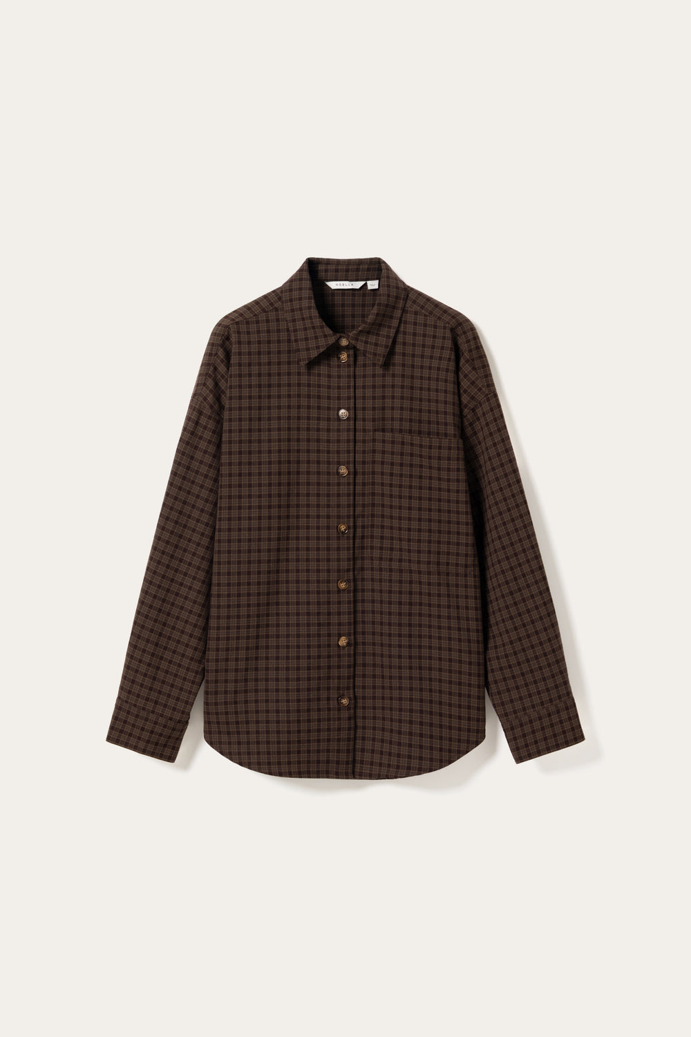N-Lisa Shirt Devana Brown Check