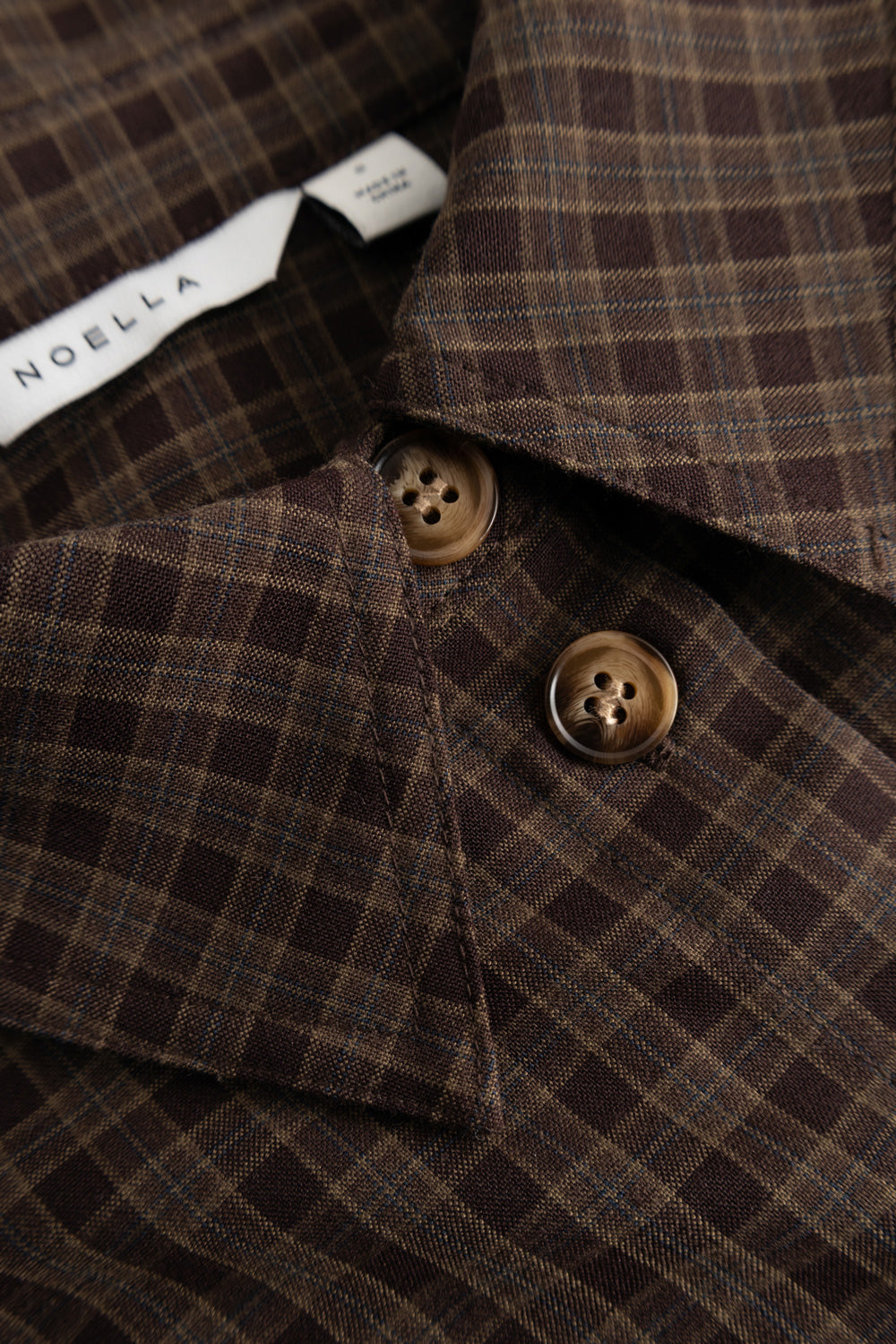 N-Lisa Shirt Devana Brown Check