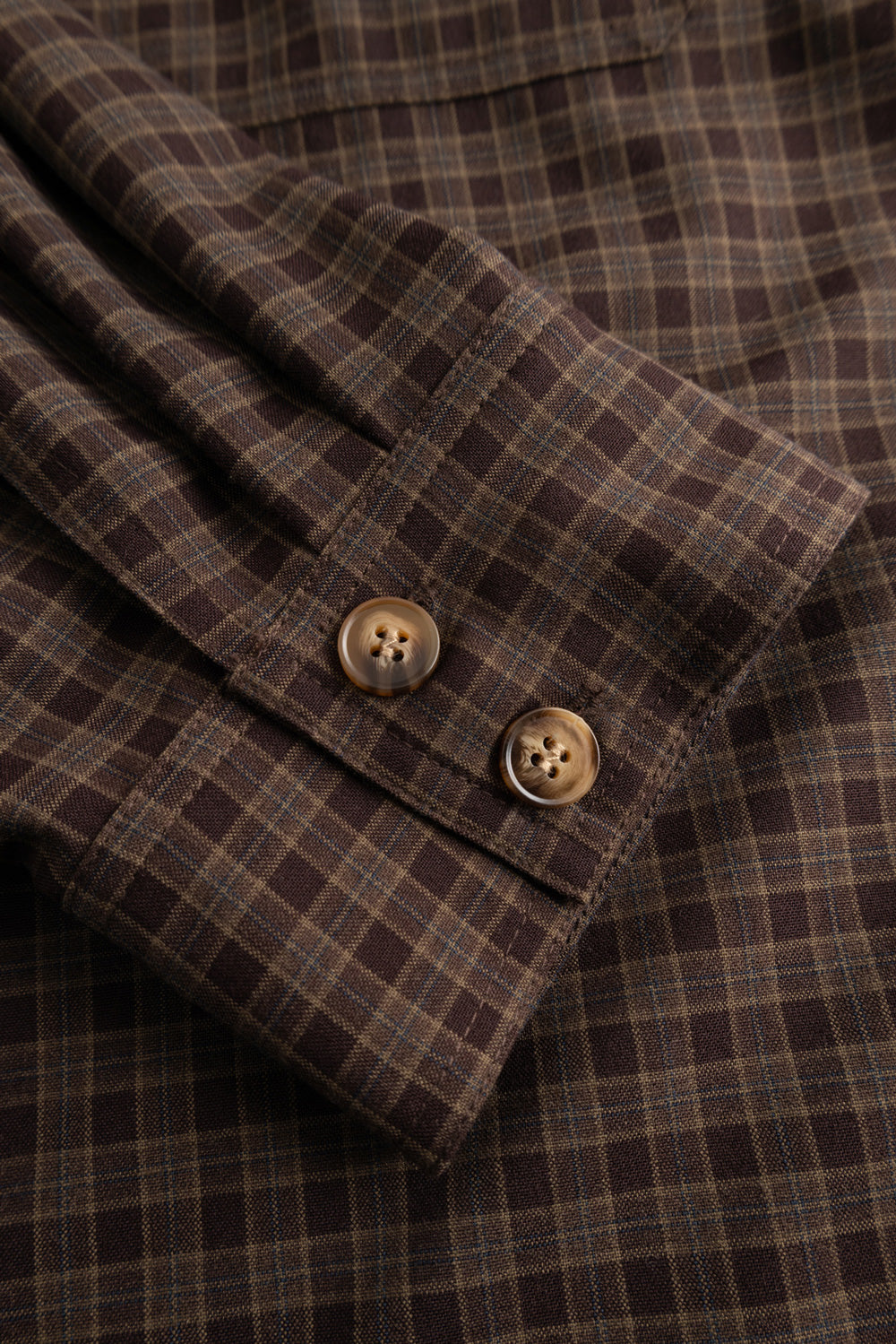 N-Lisa Shirt Devana Brown Check