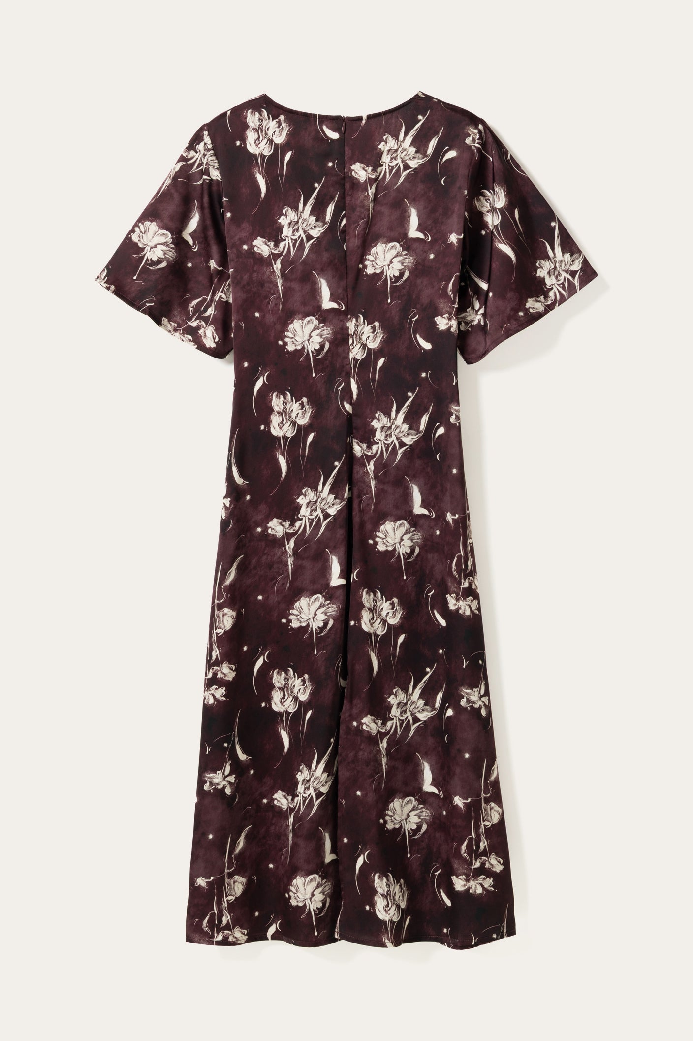 N-Lavina Dress Dovie Burgundy Print