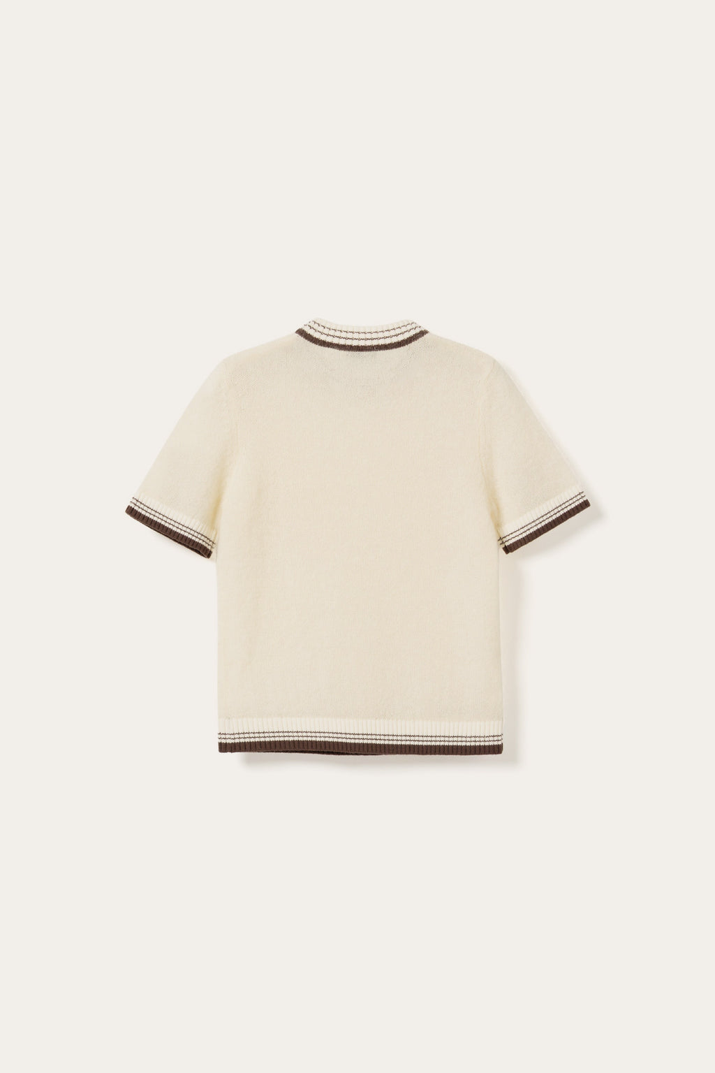 N-Marthy Knit Ivory Brown