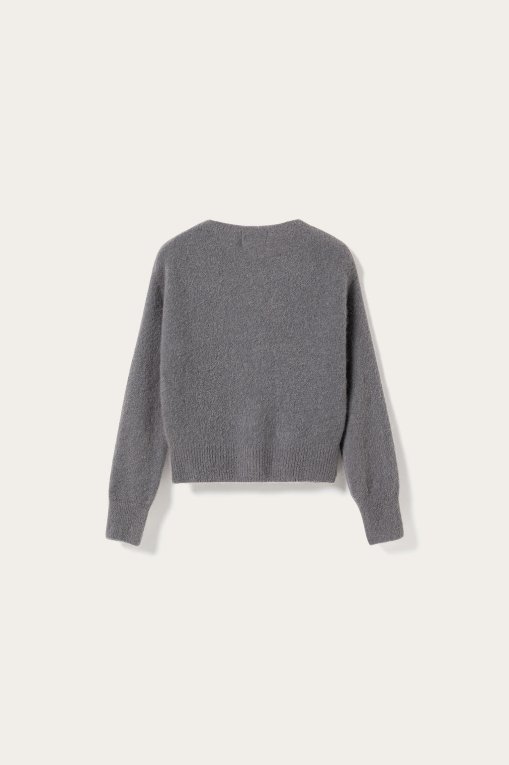 N-Anya Knit Cardigan Dark Grey Mel.