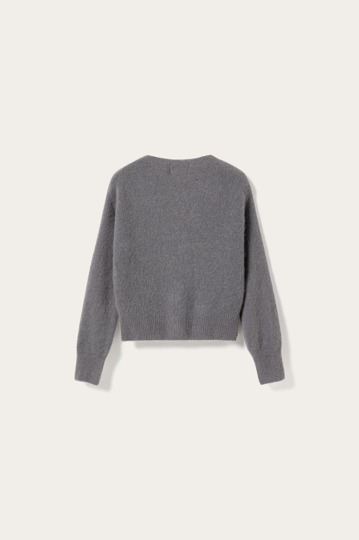 N-Anya Knit Cardigan Dark Grey Mel.