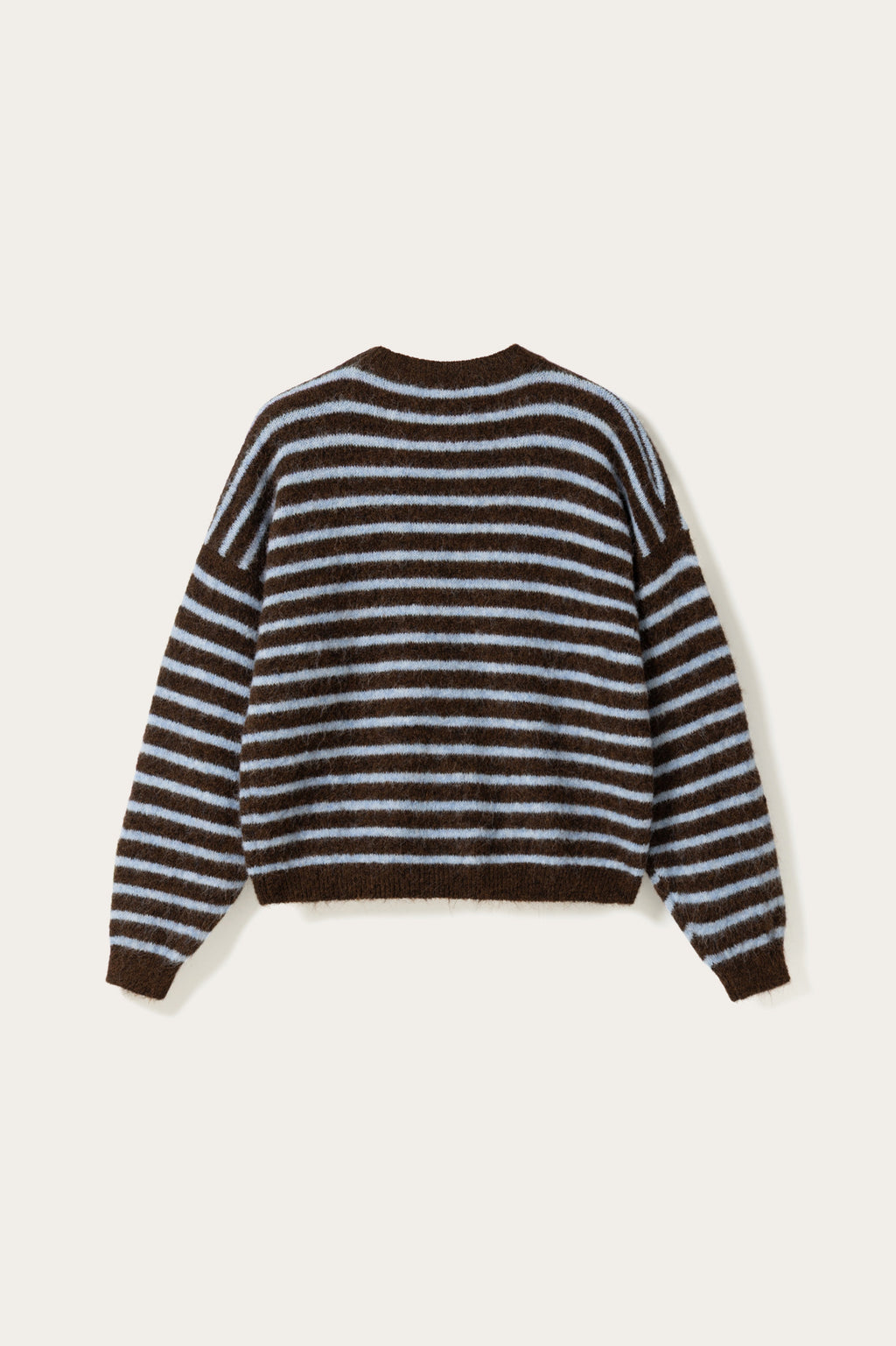N-Mafalda Knit Brown Blue Stripe