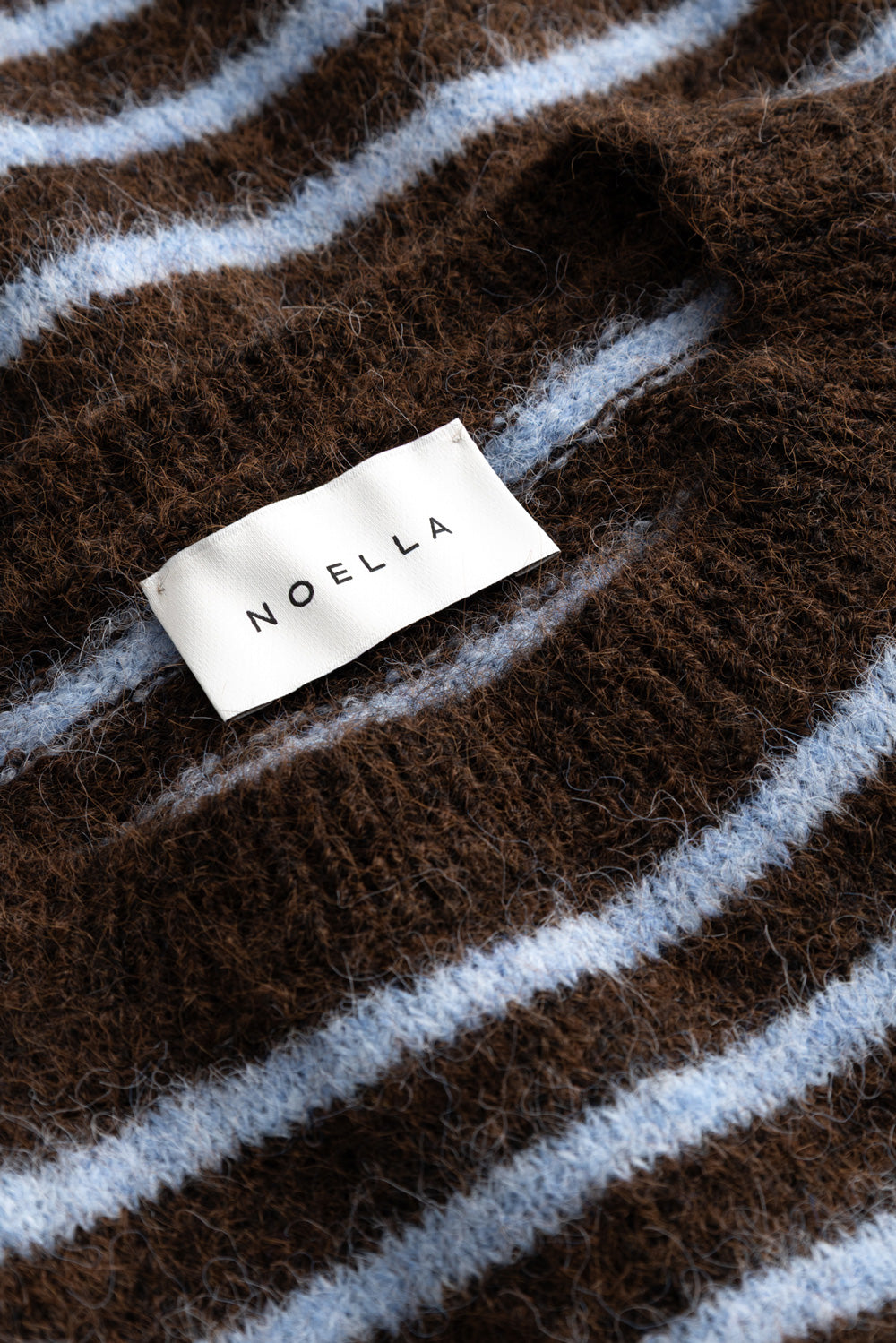N-Mafalda Knit Brown Blue Stripe
