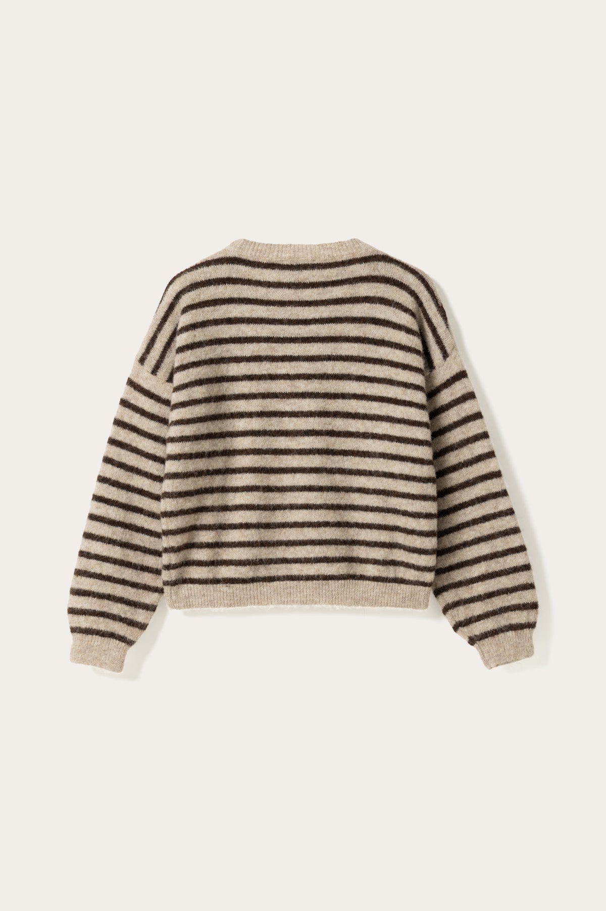 N-Mafalda Knit Brown Sand Stripe