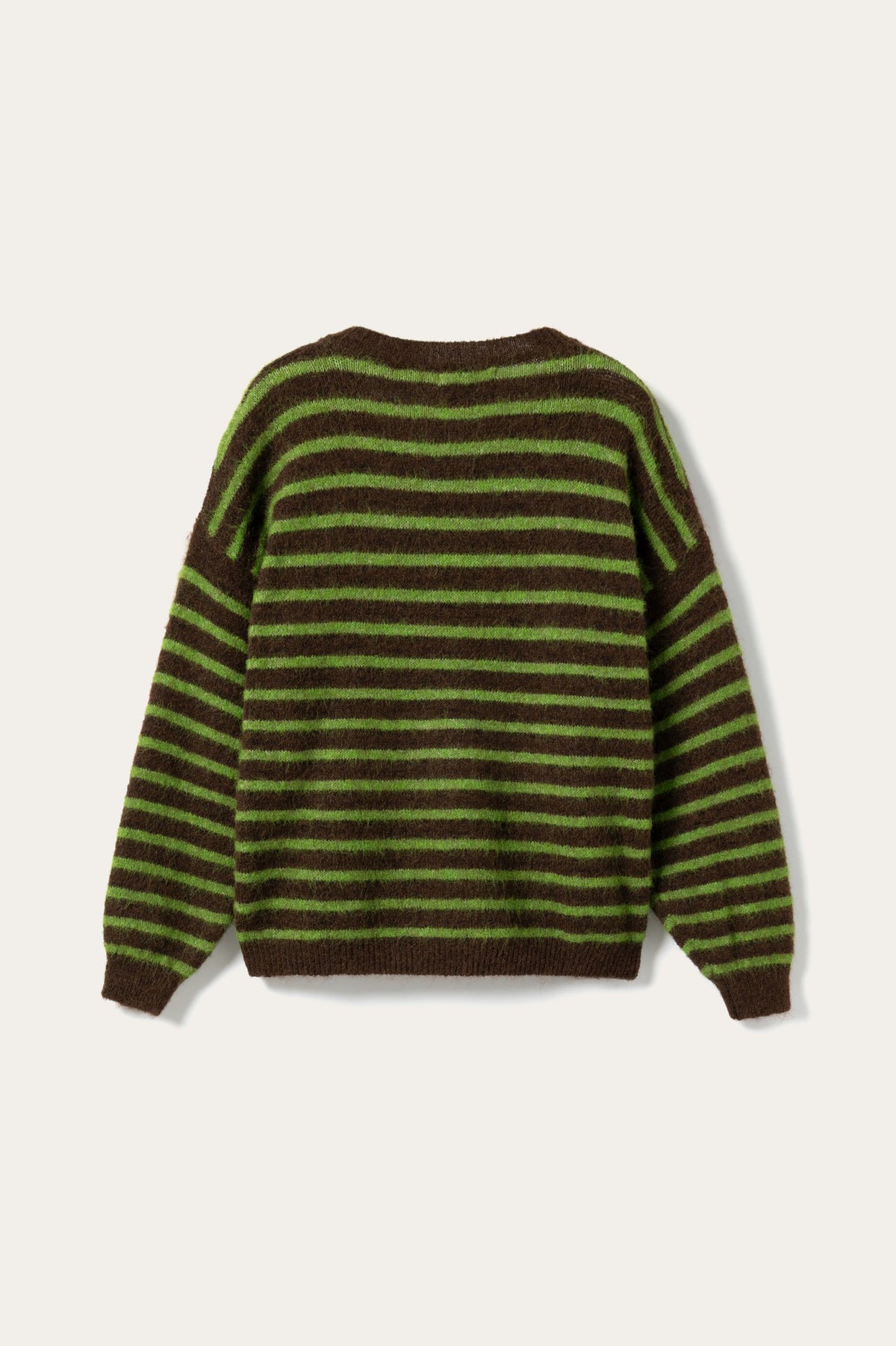 N-Mafaldane Knit Brown Green Stripe