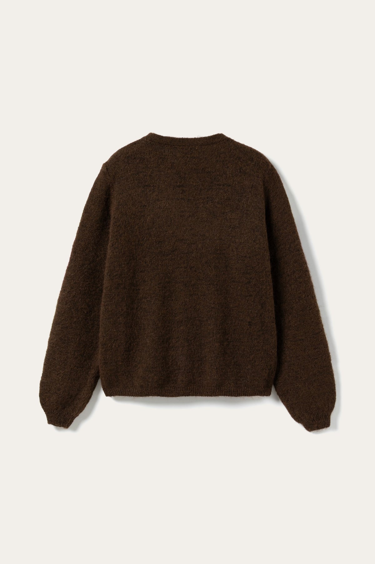 N-Mertice Knit Cardigan Chocolate