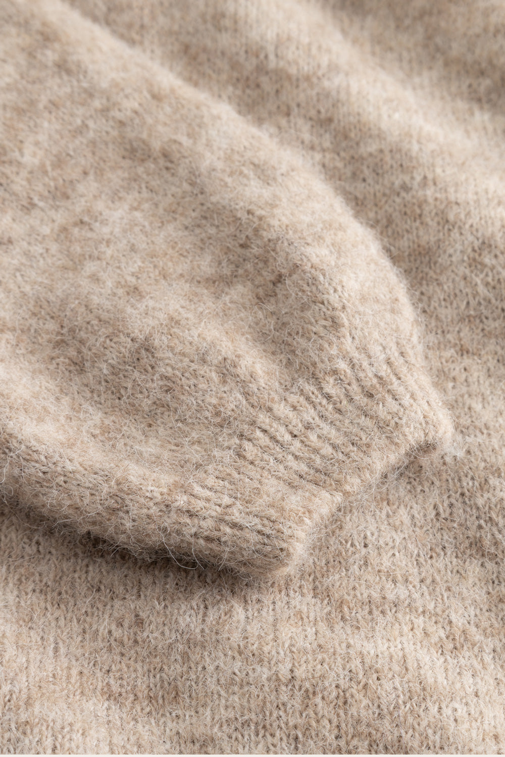 N-Mertice Knit Cardigan Sand