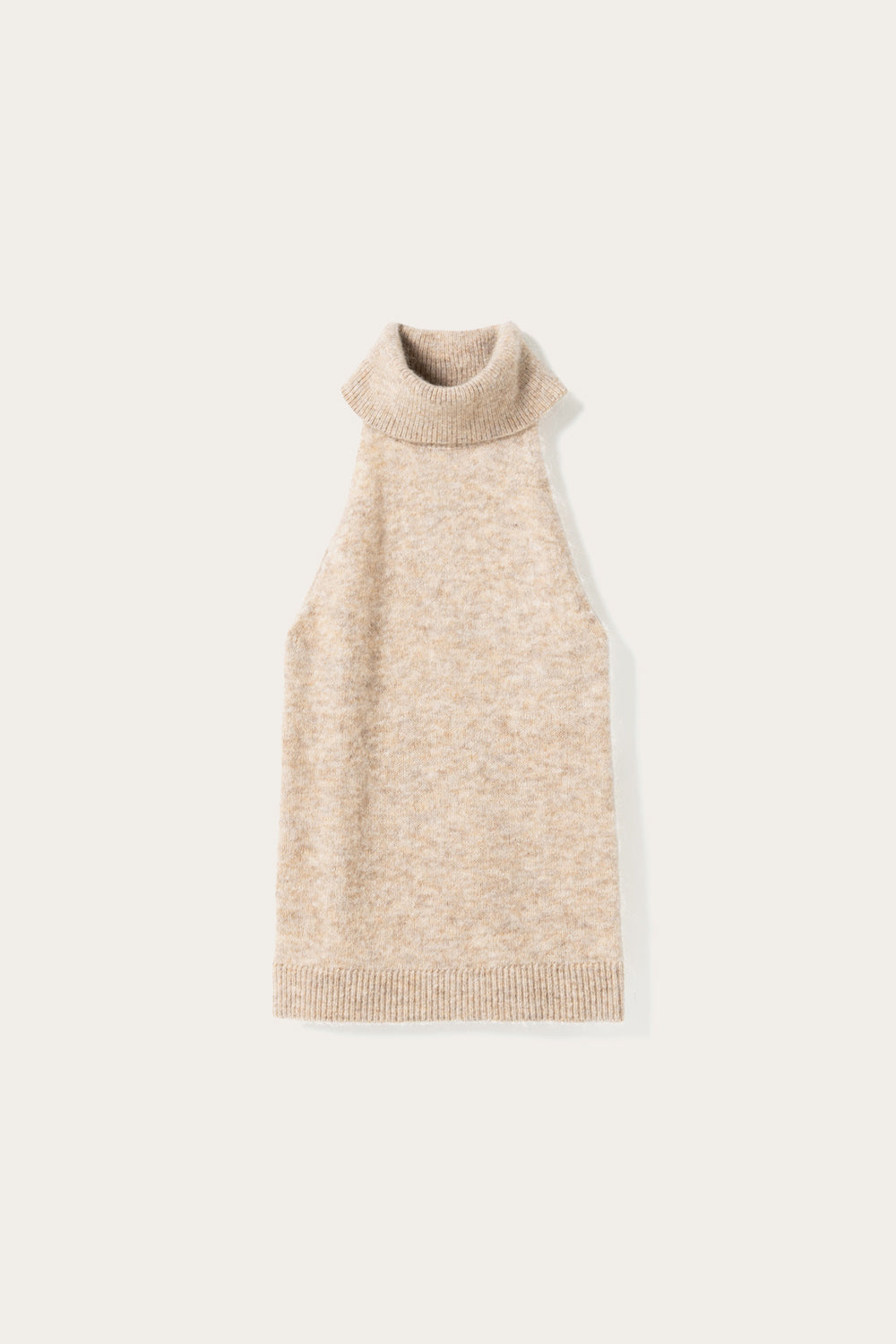 N-Lajoianna Knit Top Oatmeal Melange