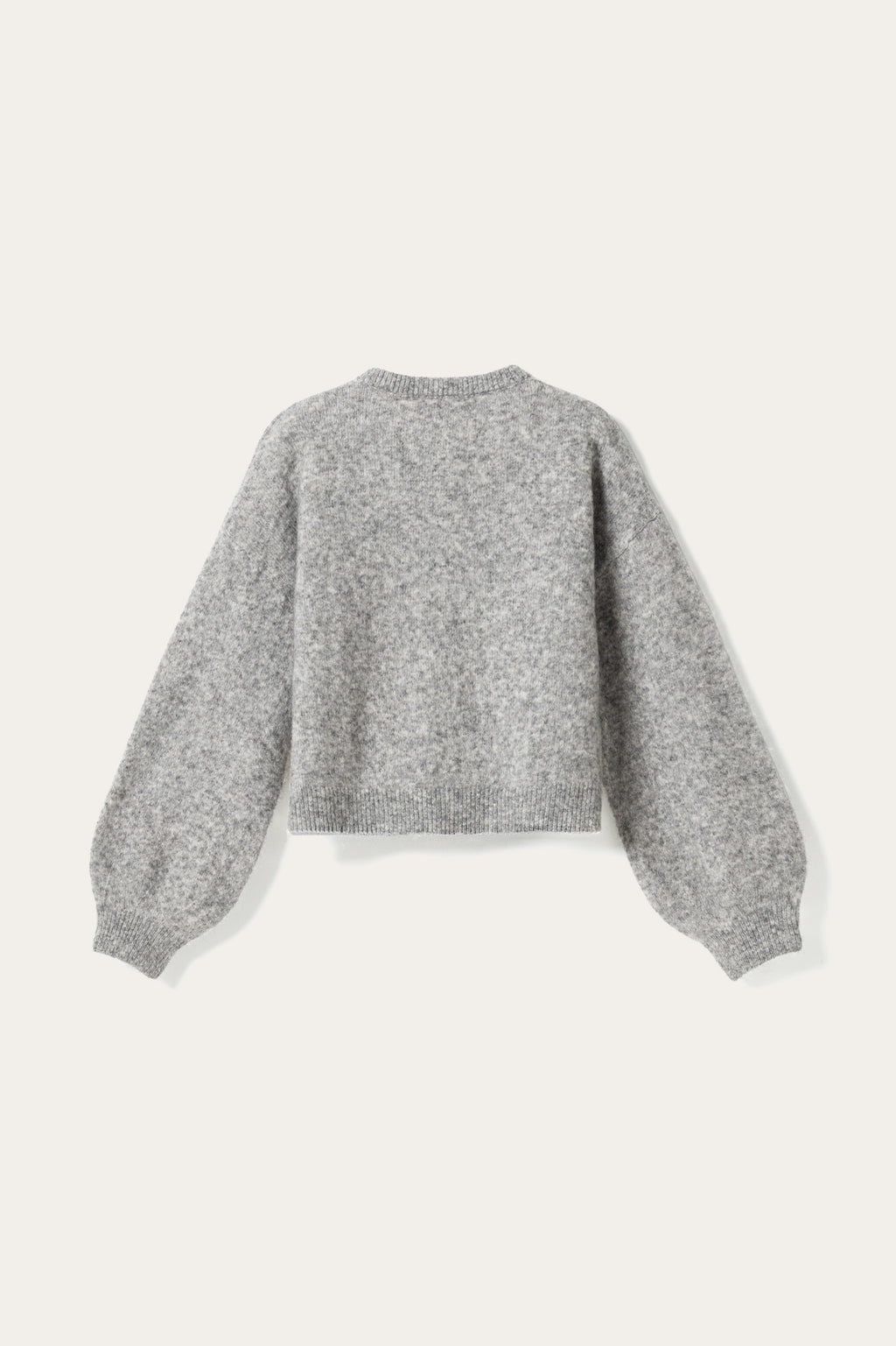 N-Mansa Knit Cardigan Medium Grey Mel.