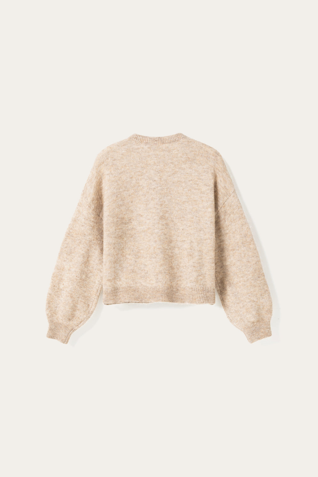 N-Mansa Knit Cardigan Oatmeal Melange
