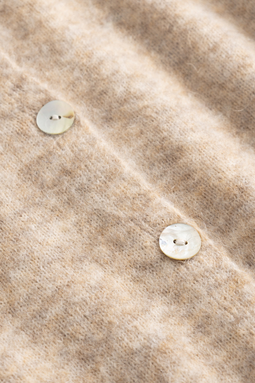 N-Mansa Knit Cardigan Oatmeal Melange
