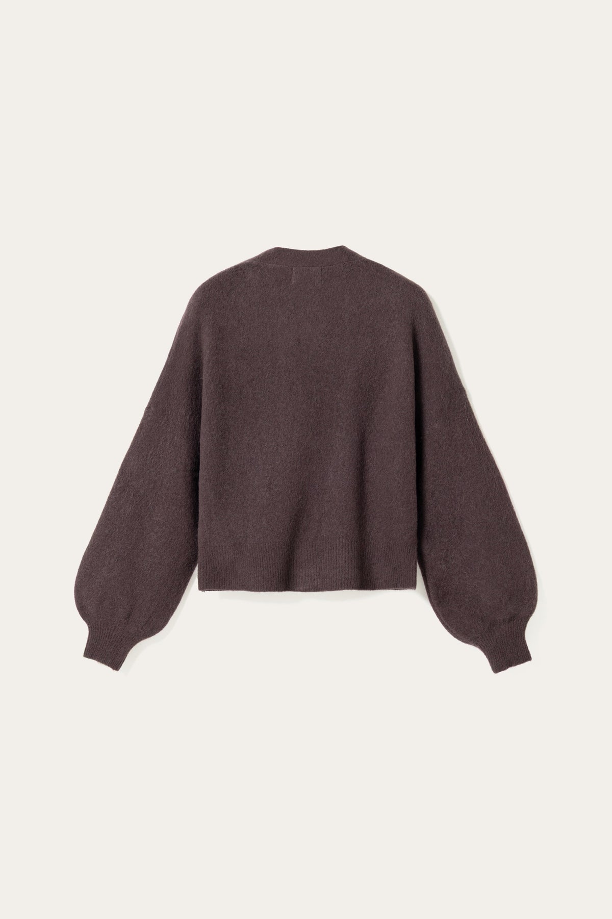 N-Morene Knit Cardigan Chocolate