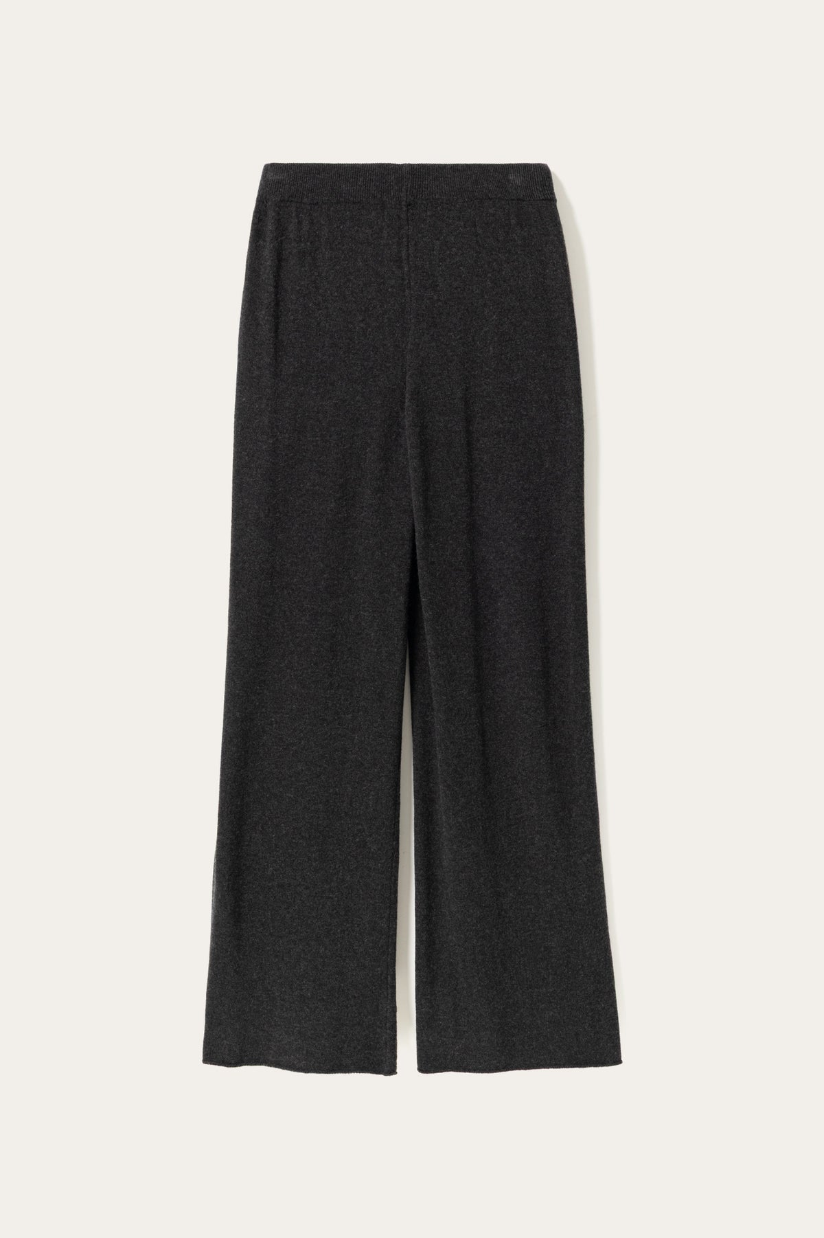 N-Melodee Knit Pants Dark Grey Melange