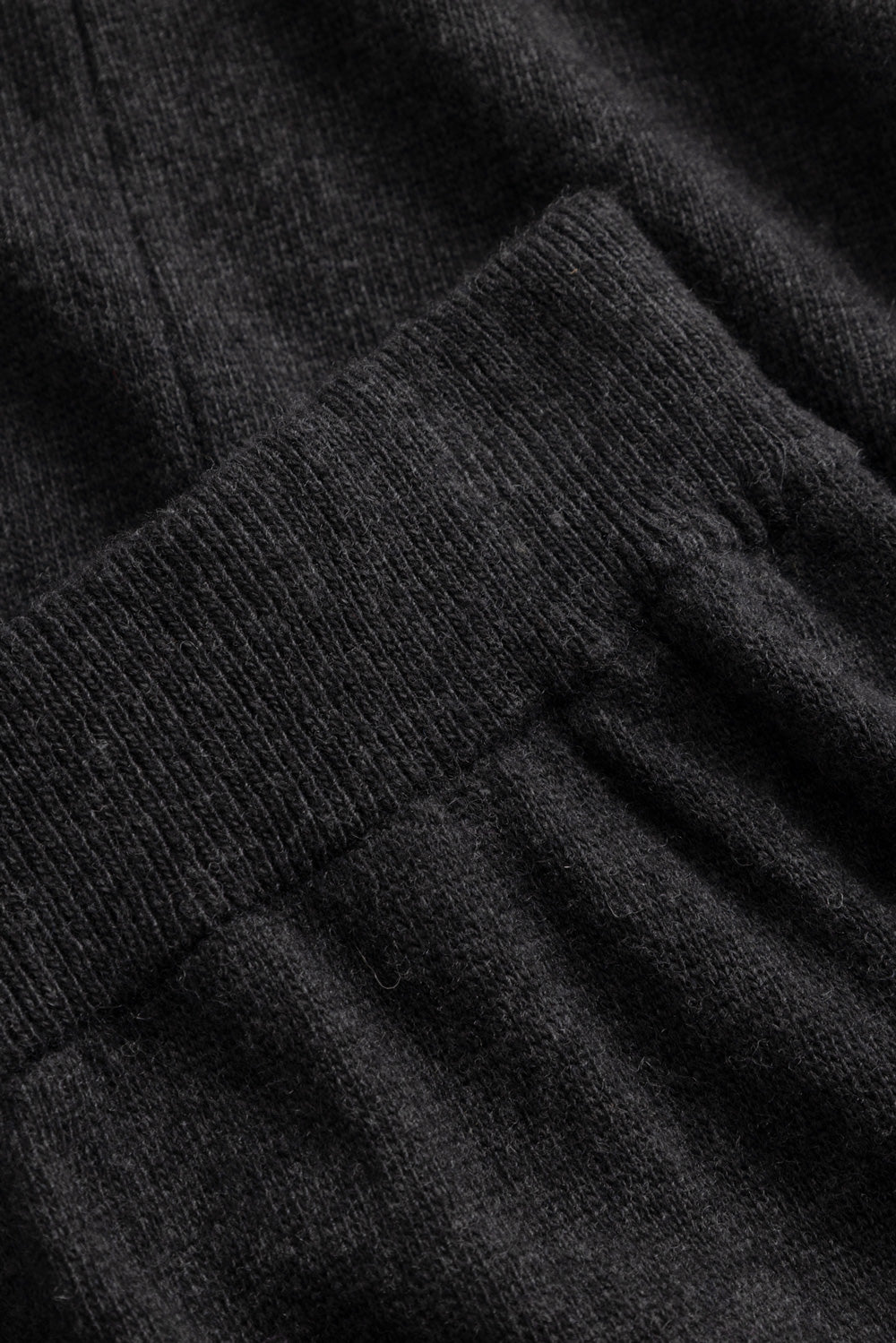 N-Melodee Knit Pants Dark Grey Melange