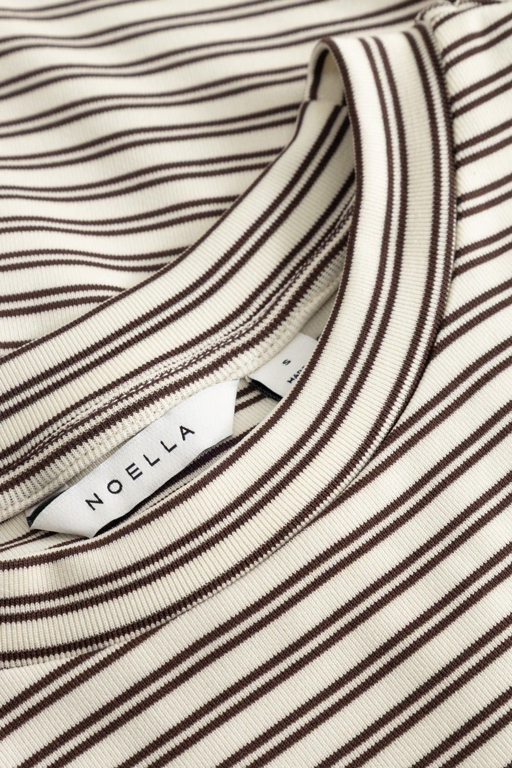 N-Lidie SS Top Offwhite Stripe