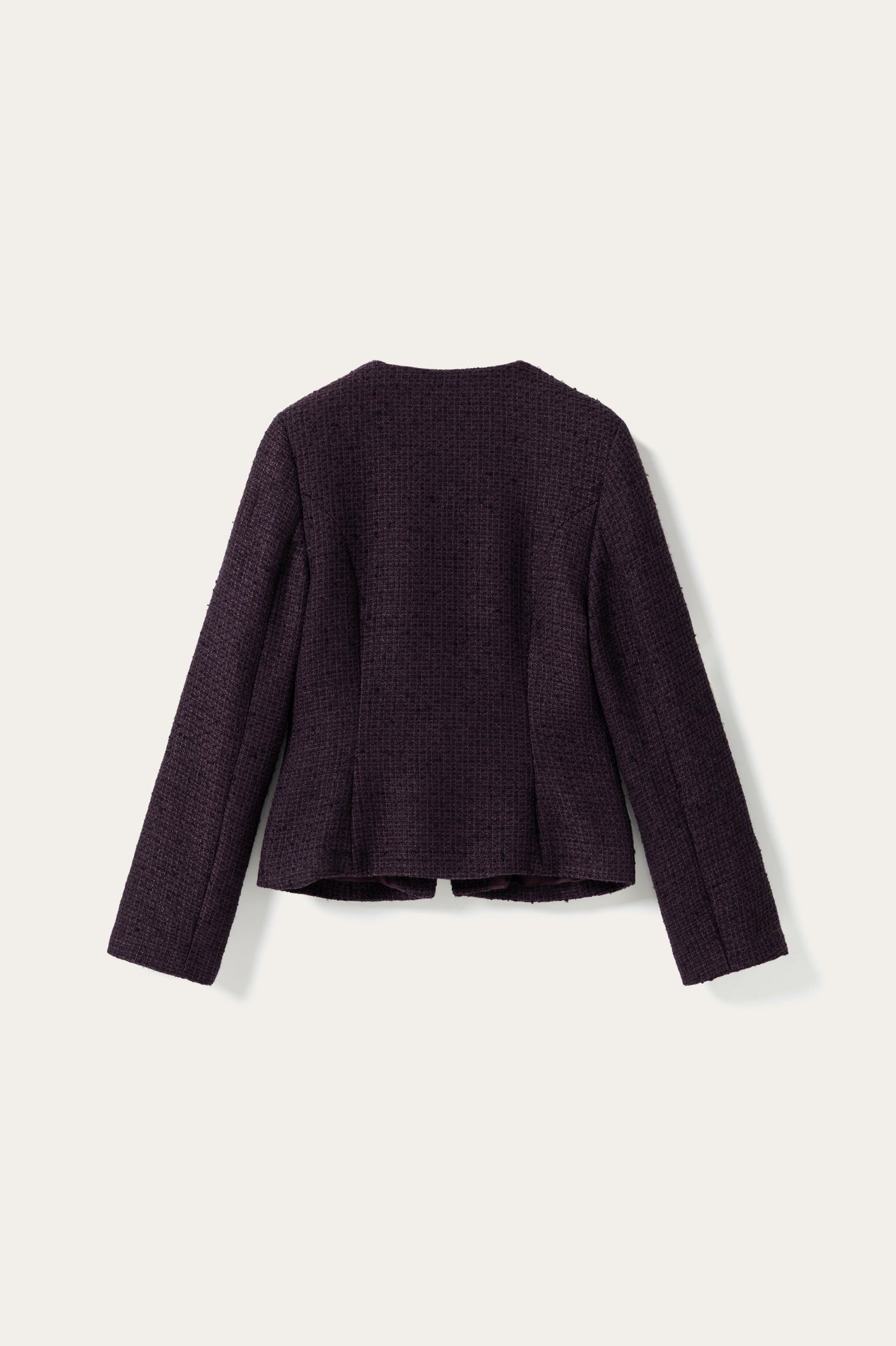 N-Kasaundra LS Blazer Dark Plum