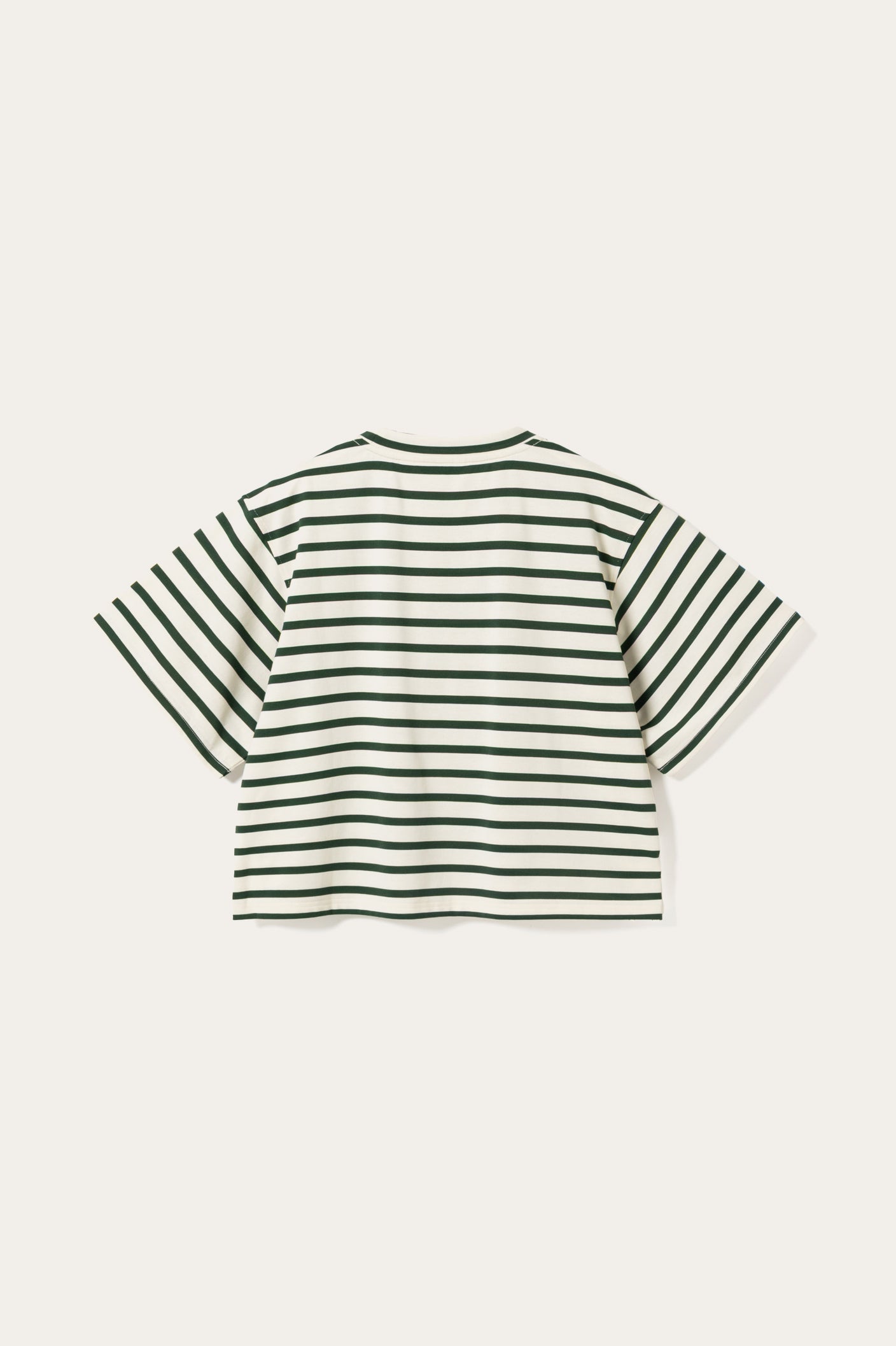 N-Maple T-Shirt Eton Ivory Green Stripe