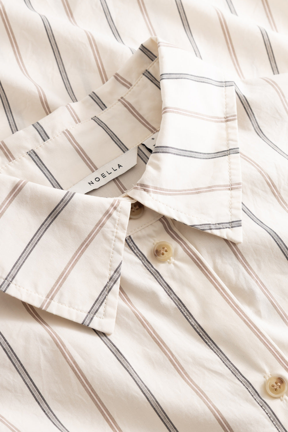 N-Lavonda Shirt Ellington White Stripe