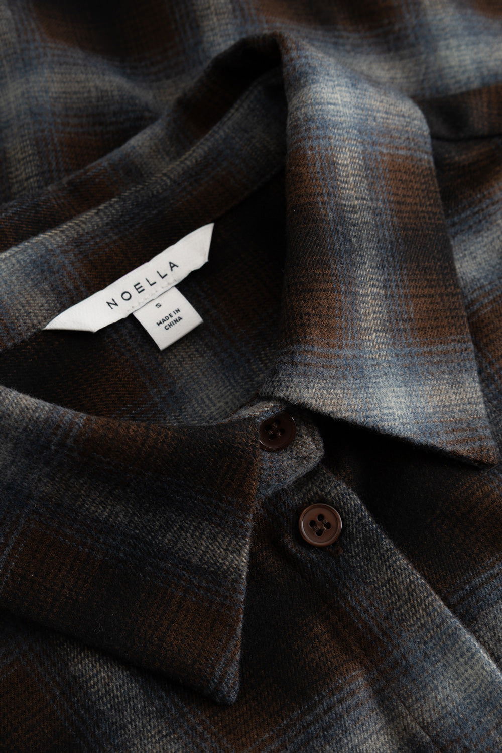 N-Nila Shirt Danne Brown Blue Check