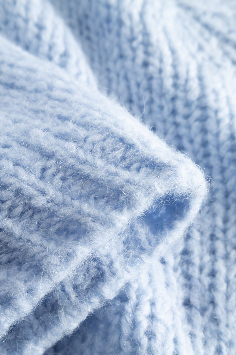 Fora Knit Cardigan Lightblue