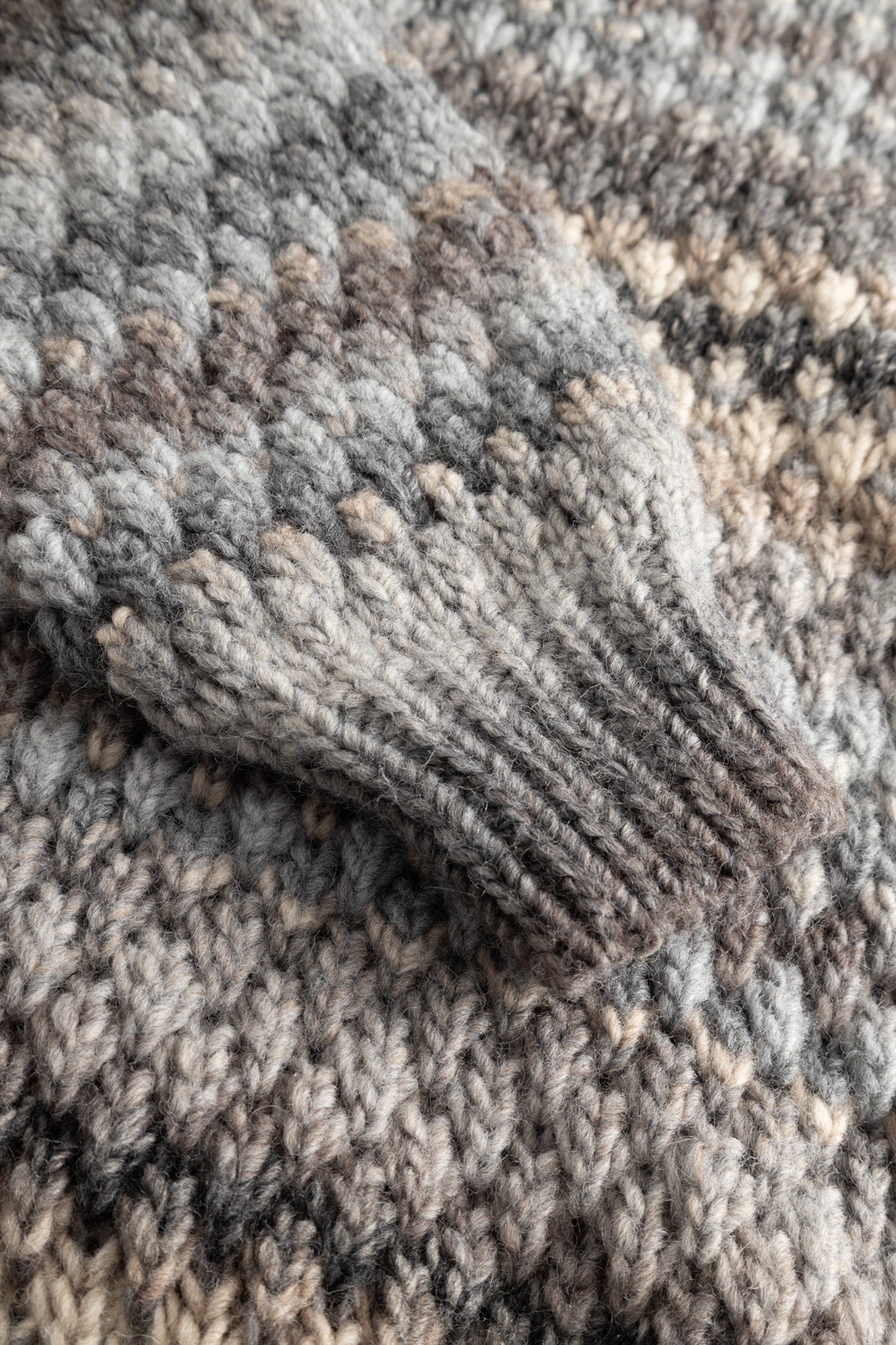 Gio Knit Sweater Light Grey Mix