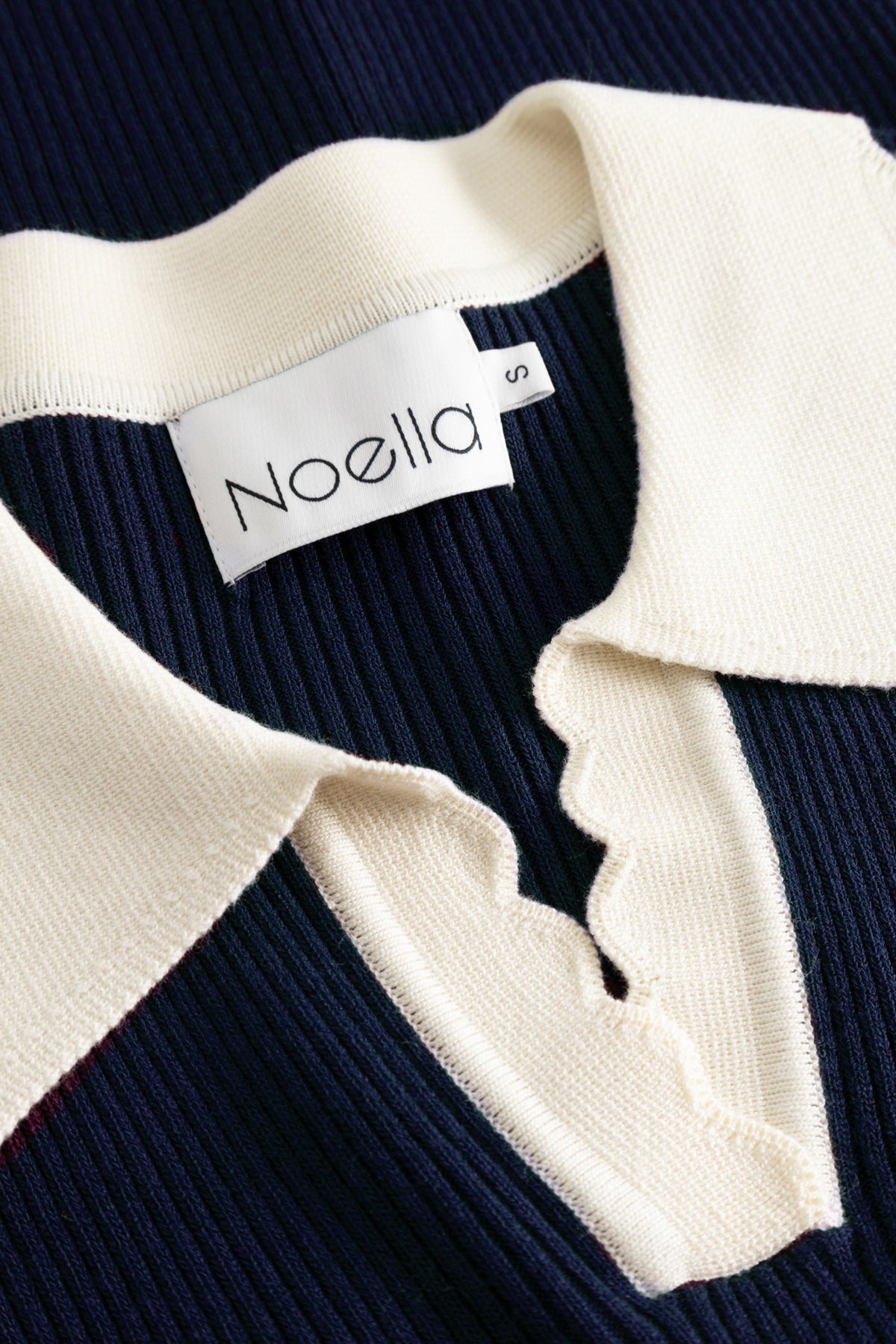 Lilo Polo Knit Navy Sugar Combo
